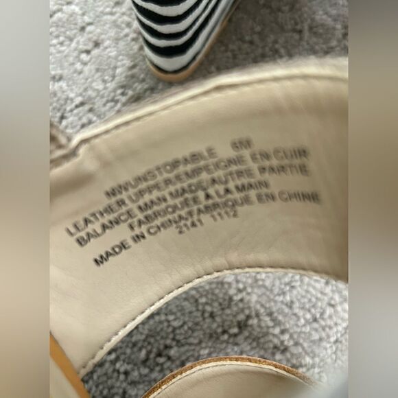 Nine West Wedge Animal Print Sandals - Picture 6 of 14